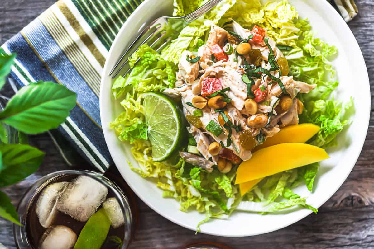 Rotisserie or Homemade: Your Perfect Thai Green Curry Chicken Salad